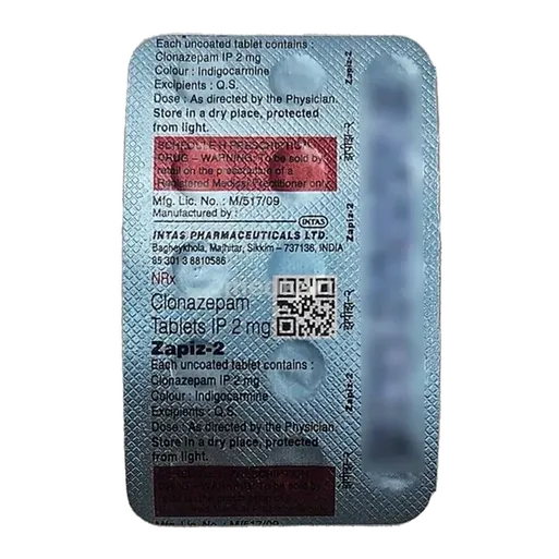 zapiz 2mg tablet 15's
